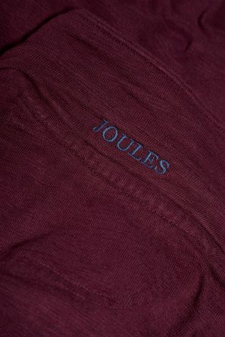 Joules Burgundy Victor Long Sleeve Jersey Rugby Top